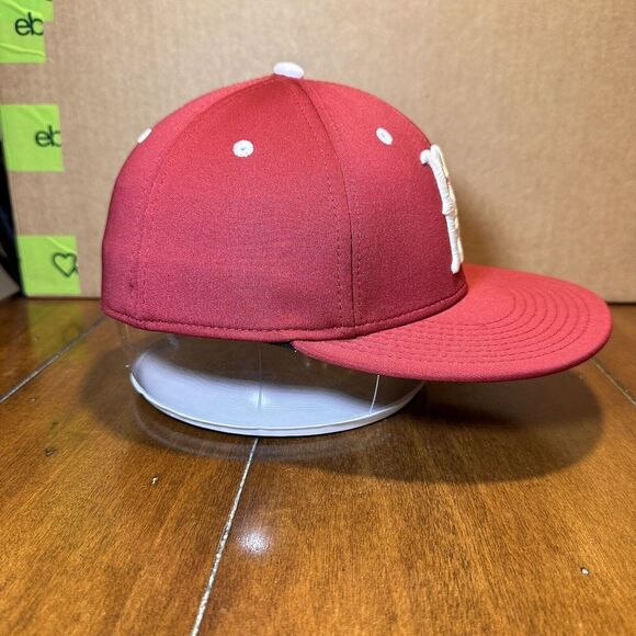 Bruins Hat‎ Cap Flex Fit Size Medium Red White The Game Pro Embroidered - Picture 2 of 9